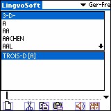 LingvoSoft Dictionary German <-> French for Palm O 3.2.85 screenshot